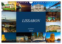Metropole Lissabon (Wandkalender 2026 DIN A4 quer), CALVENDO Monatskalender