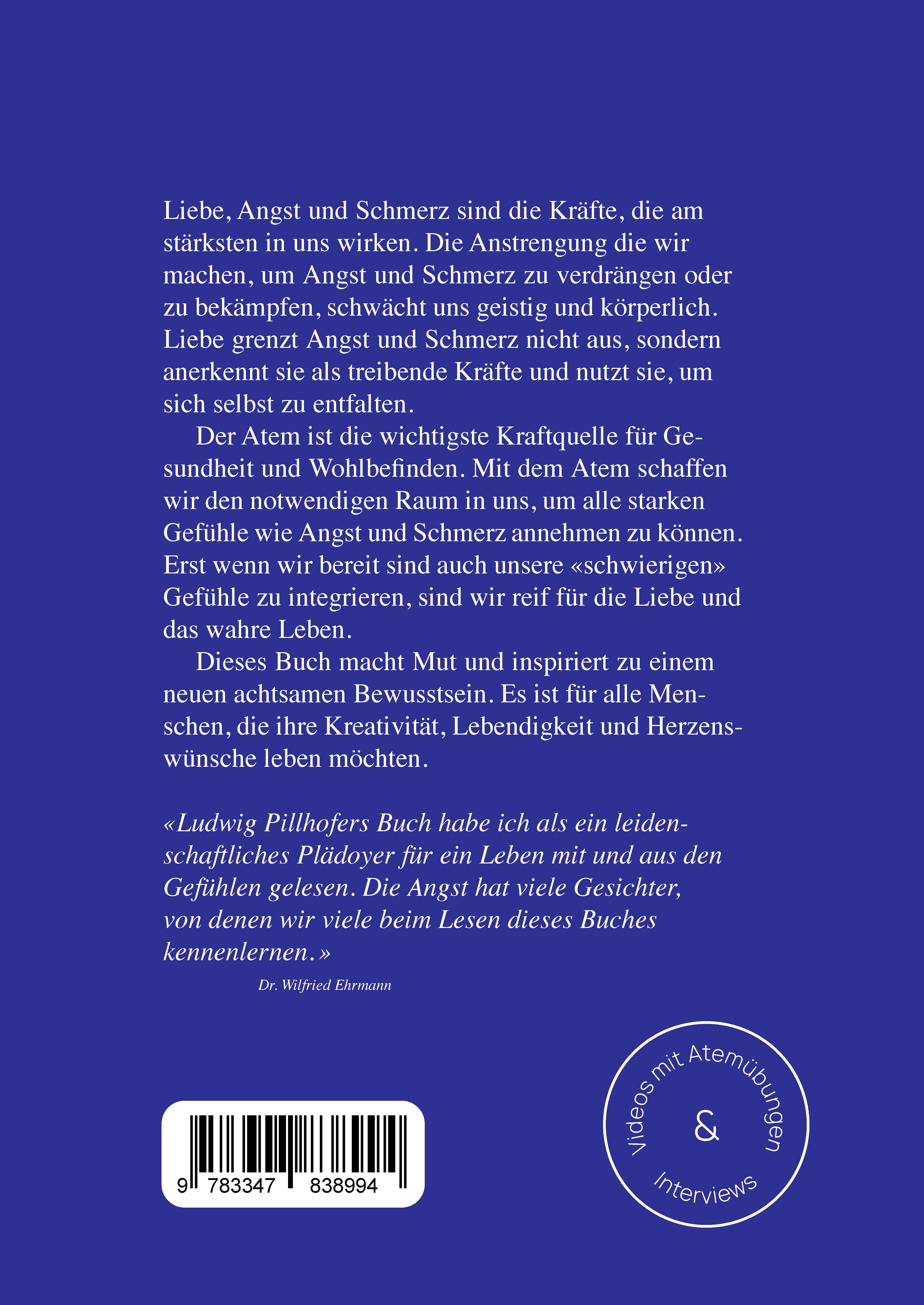 Rückseitencover Liebe, Angst & Schmerz
