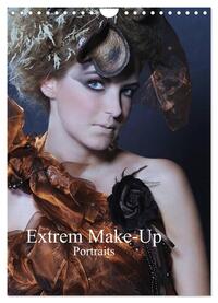 Extrem Make-Up Portraits (Wandkalender 2025 DIN A4 hoch), CALVENDO Monatskalender