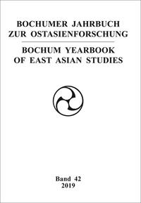 Vorderes Coverbild Bochumer Jahrbuch zur Ostasienforschung