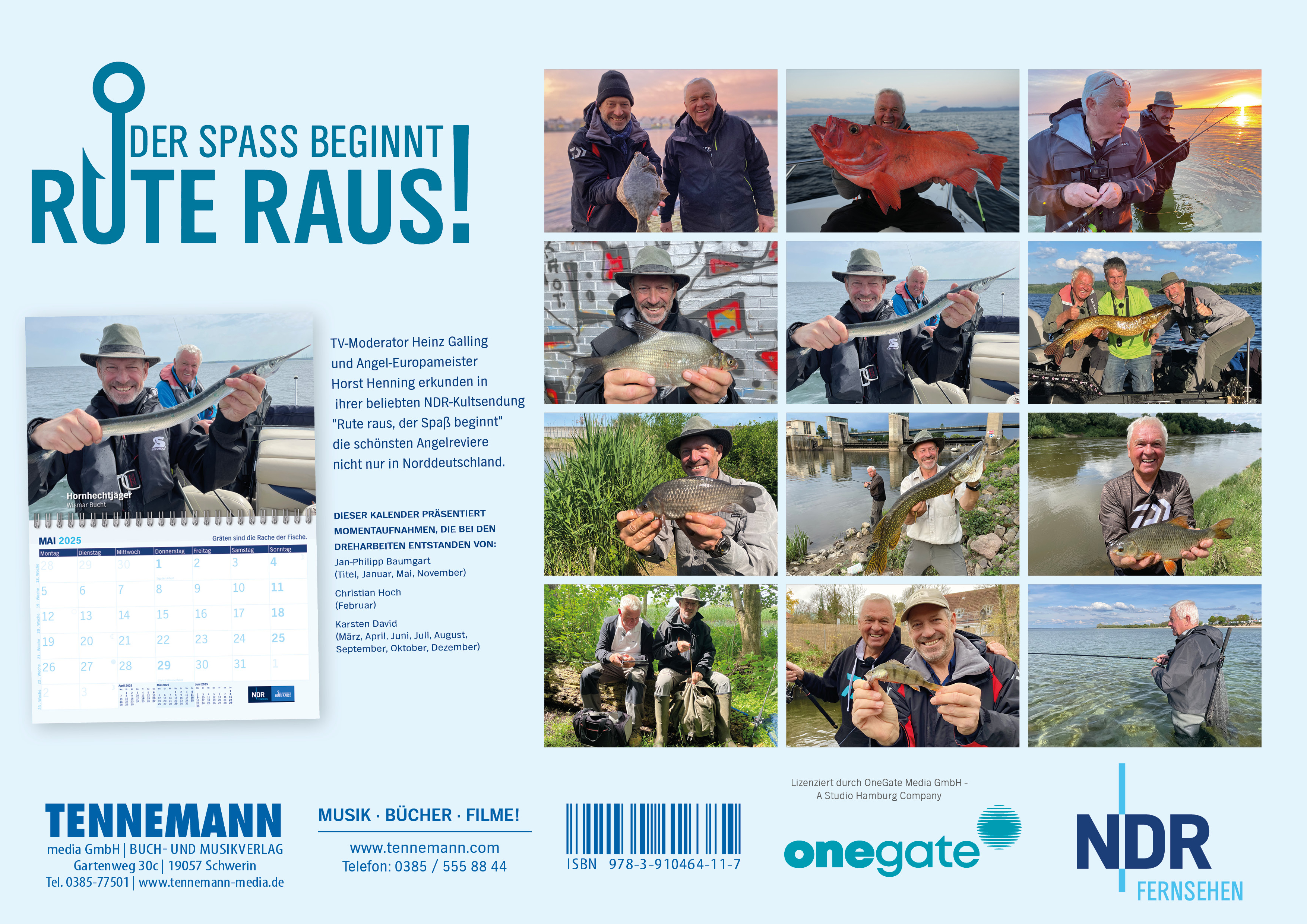Rückseitencover Rute raus, der Spass beginnt 2025