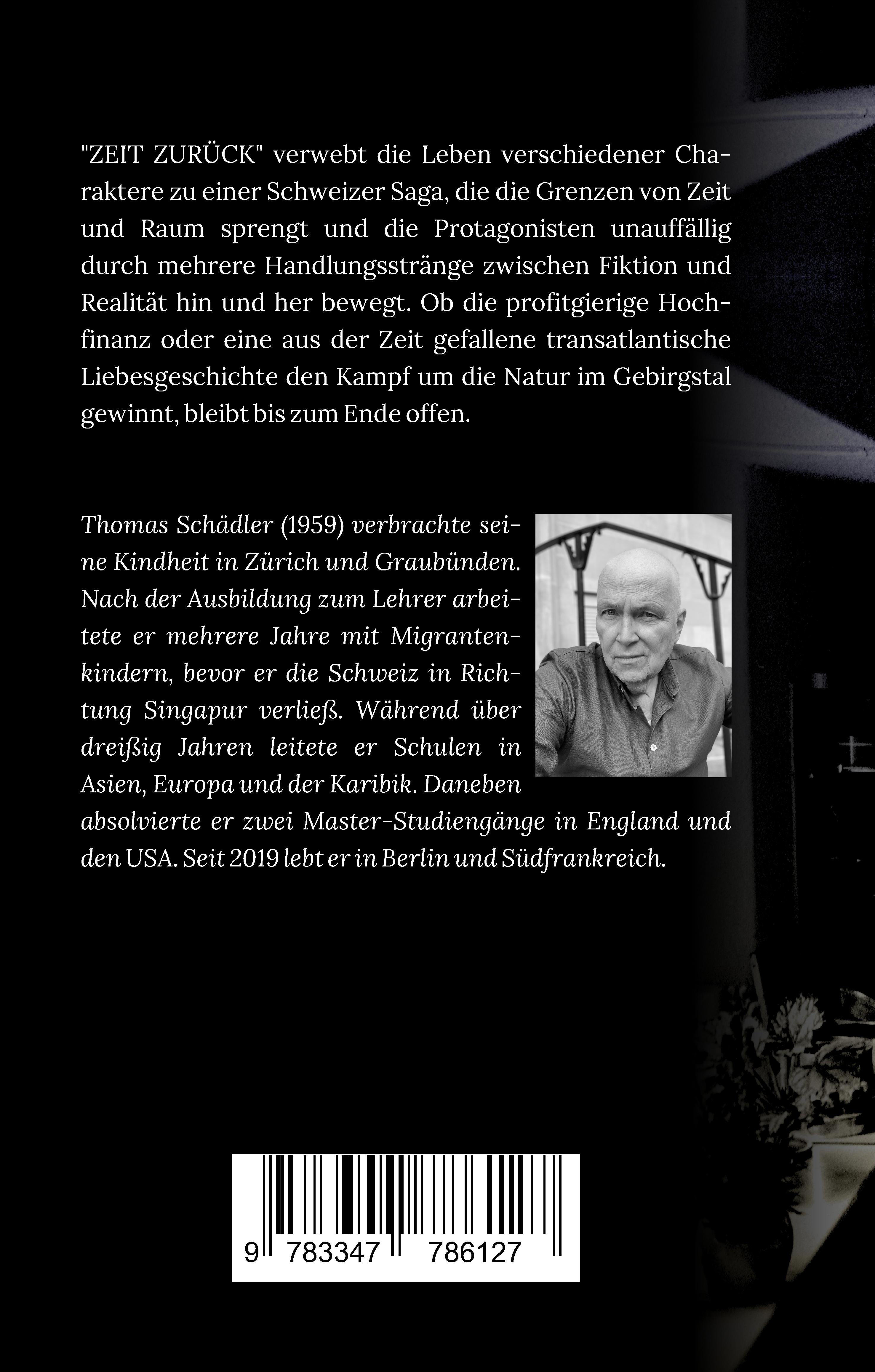 Rückseitencover Zeit zurück