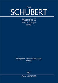 Messe in G (Klavierauszug)