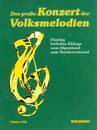 Vorderes Coverbild Das große Konzert der Volksmelodien