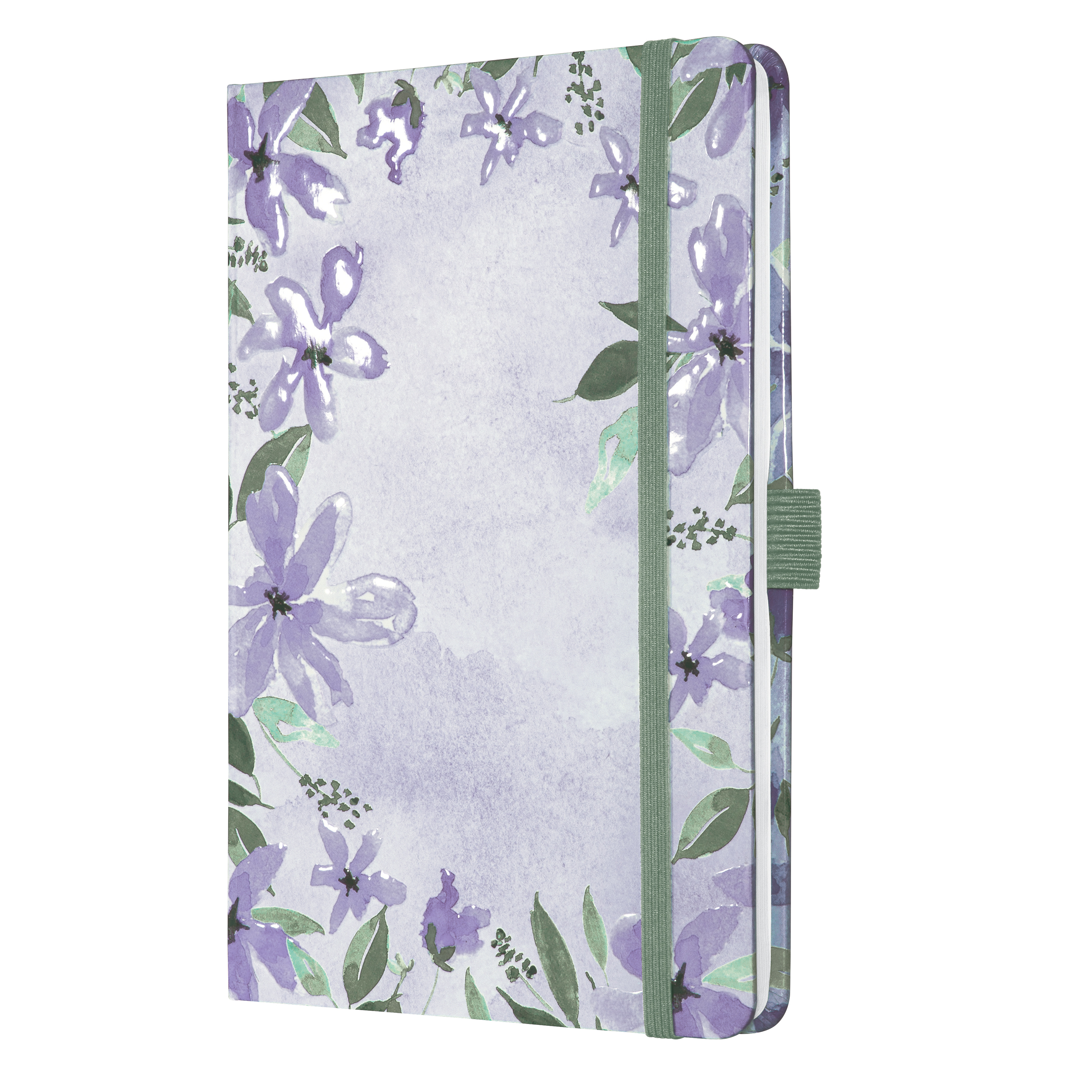 SIGEL J5337 Wochenkalender Jolie 2025 , ca. A5, violett, grün