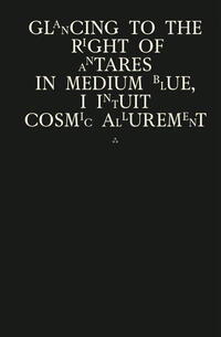 Glancing to the right of Antares in Medium Blue, I intuit cosmic allurement