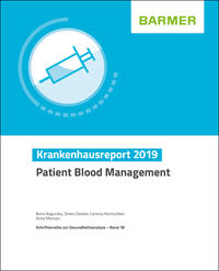Vorderes Coverbild BARMER Krankenhausreport 2019