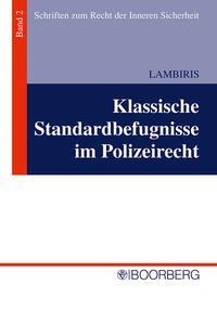 Vorderes Coverbild Klassische Standardbefugnisse im Polizeirecht