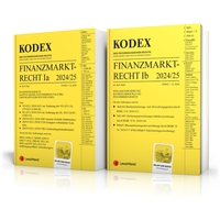KODEX Finanzmarktrecht Band Ia + Ib 2024/25 - inkl. App
