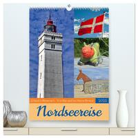 Nordseereise – Jütland in Dänemark – Von Blavand bis Henne Strand (hochwertiger Premium Wandkalender 2025 DIN A2 hoch), Kunstdruck in Hochglanz
