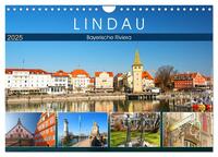 Lindau - Bayerische Riviera (Wandkalender 2025 DIN A4 quer), CALVENDO Monatskalender