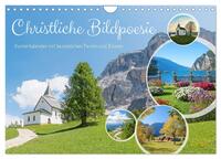 Christliche Bildpoesie 2026 (Wandkalender 2026 DIN A4 quer), CALVENDO Monatskalender