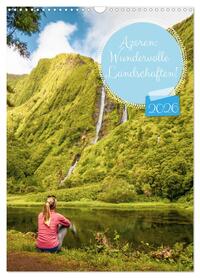 Azoren: Wundervolle Landschaften (Wandkalender 2026 DIN A3 hoch), CALVENDO Monatskalender