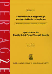 Vorderes Coverbild PERFAG 2 E Spezifikation für doppelseitige durchkontaktierte Leiterplatten