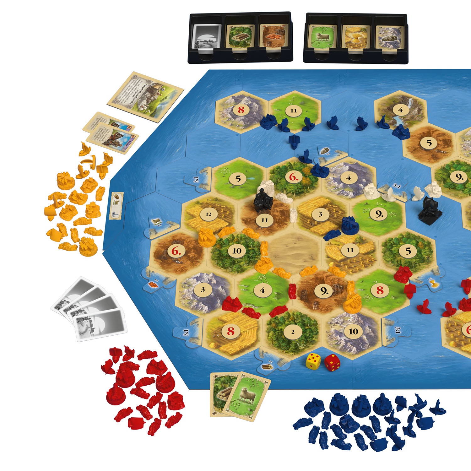 Beispielinhalt (Bild) Catan Seefahrer 3/4 Spieler