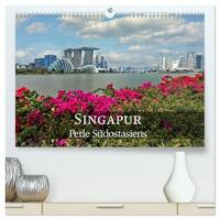 Singapur - Perle Südostasiens (hochwertiger Premium Wandkalender 2026 DIN A2 quer), Kunstdruck in Hochglanz