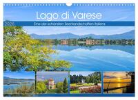 Lago di Varese - Eine der schönsten Seenlandschaften Italiens (Wandkalender 2026 DIN A3 quer), CALVENDO Monatskalender