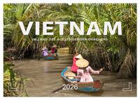 VIETNAM - Im Land des aufsteigenden Drachens (Wandkalender 2026 DIN A2 quer), CALVENDO Monatskalender