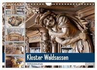 Kloster Waldsassen Stiftsbibliothek (Wandkalender 2025 DIN A4 quer), CALVENDO Monatskalender