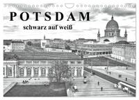 Potsdam schwarz auf weiß (Wandkalender 2026 DIN A4 quer), CALVENDO Monatskalender