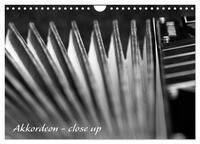 Akkordeon - close up (Wandkalender 2026 DIN A4 quer), CALVENDO Monatskalender