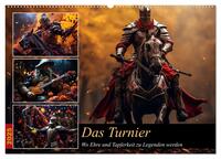 Das Turnier (Wandkalender 2025 DIN A2 quer), CALVENDO Monatskalender