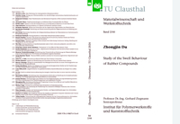 Study of the Swell Behaviour of Rubber Compounds