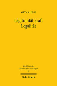 Vorderes Coverbild Legitimität kraft Legalität