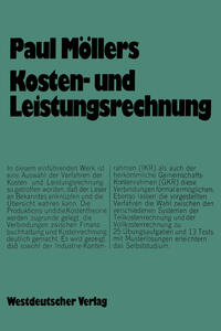 Vorderes Coverbild Kosten- und Leistungsrechnung