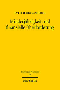 Minderjährigkeit und finanzielle Überforderung