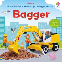 Vorderes Coverbild Mein erstes Fahrzeuge-Klappenbuch: Bagger