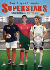 Fußball Malbuch - Tore, Siege & Triumphe SUPERSTARS Fußballhelden der EM 2024 – ab 8 Jahren mit 60 Ausmalbildern