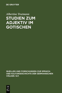 Vorderes Coverbild Studien zum Adjektiv im Gotischen