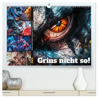 Grins nicht so ! (hochwertiger Premium Wandkalender 2026 DIN A2 quer), Kunstdruck in Hochglanz