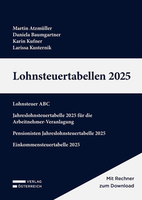 Vorderes Coverbild Lohnsteuertabellen 2025