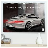 Vorderes Coverbild Porsche inspired Artwork by Reinhold Art´s (hochwertiger Premium Wandkalender 2025 DIN A2 quer), Kunstdruck in Hochglanz