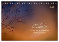 Kalender, Fotos selbst einkleben, selbst gestalten (Tischkalender 2025 DIN A5 quer), CALVENDO Monatskalender