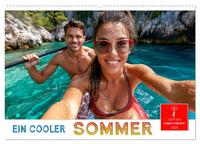 Ein cooler Sommer (Wandkalender 2025 DIN A2 quer), CALVENDO Monatskalender