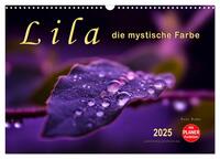 Vorderes Coverbild Lila - die mystische Farbe (Wandkalender 2025 DIN A3 quer), CALVENDO Monatskalender