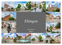 Vorderes Coverbild Ehingen Impressionen (Tischkalender 2025 DIN A5 quer), CALVENDO Monatskalender