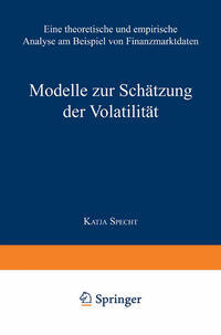 Vorderes Coverbild Modelle zur Schätzung der Volatilität