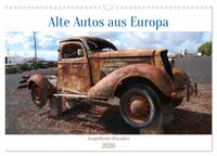 Alte Autos aus Europa (Wandkalender 2026 DIN A3 quer), CALVENDO Monatskalender