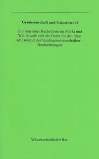 Genossenschaft und Gemeinwohl