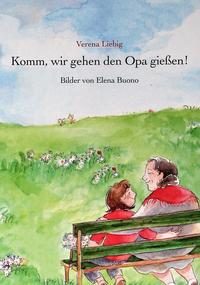 Komm, wir gehen den Opa gießen!