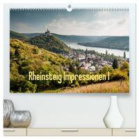 Rheinsteig Impressionen I (hochwertiger Premium Wandkalender 2025 DIN A2 quer), Kunstdruck in Hochglanz