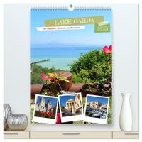 LAKE GARDA DerGardasee: Sirmione und Bardolino (hochwertiger Premium Wandkalender 2025 DIN A2 hoch), Kunstdruck in Hochglanz