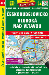 Ceskobudejovicko, Hluboká nad Vltavou / Budweis, Frauenberg (Wander - Radkarte 1:40.000)