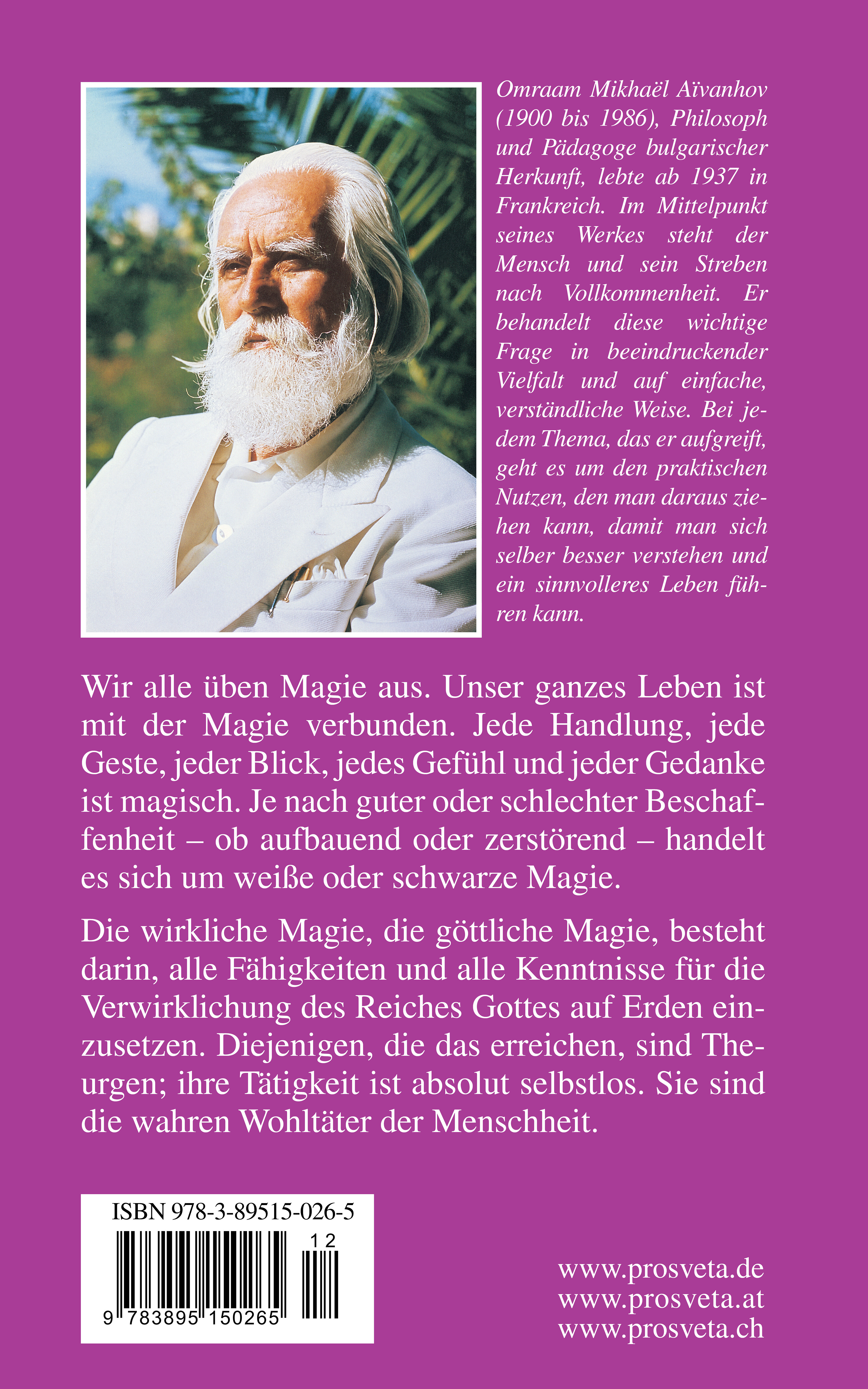 Rückseitencover Das Buch der göttlichen Magie