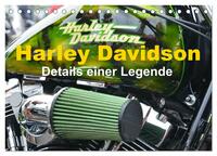 Vorderes Coverbild Harley Davidson - Details einer Legende (Tischkalender 2025 DIN A5 quer), CALVENDO Monatskalender