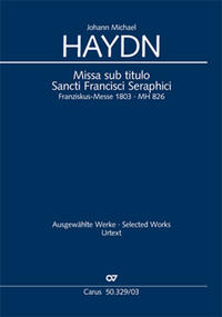 Missa sub titulo Sancti Francisci Seraphici (Klavierauszug)